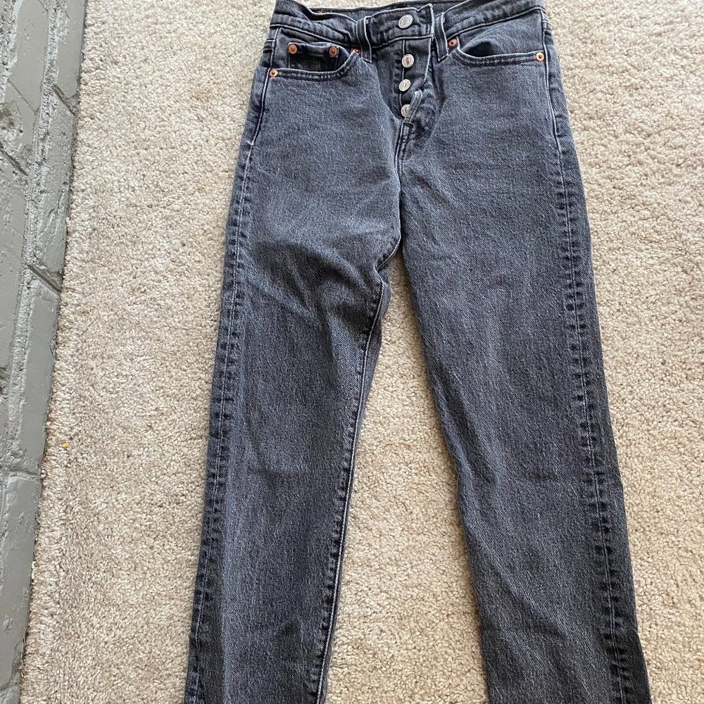 Levi Wedgie Jean - Acid Black